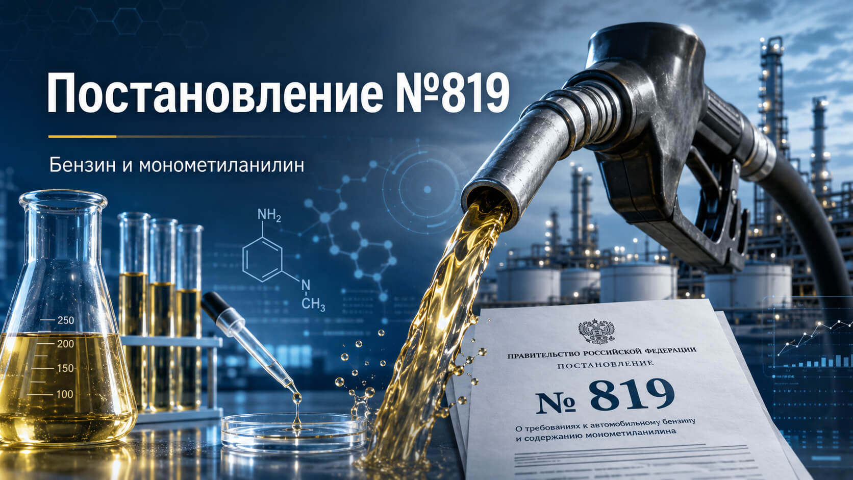 Монометиланилин снова в бензине. Что на самом деле разрешило постановление № 819 и чем это грозит мотору