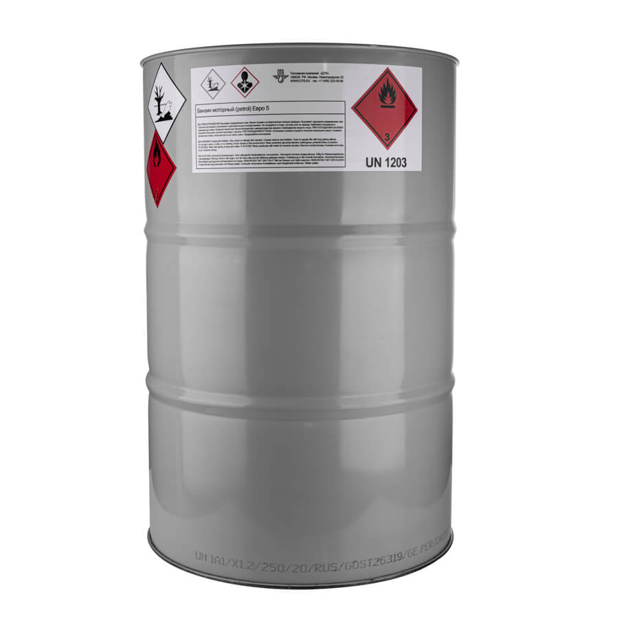 Бензин Роснефть в бочке 200 литров